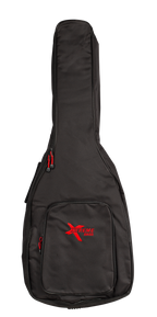 Mega Music Acoustic Guitar Showbag with assorted guitar accessories in a branded carry bag