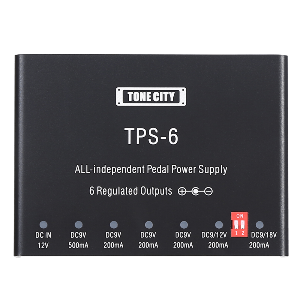 Tone City Audio TPS-06 - 6 Output Pedal Power Supply