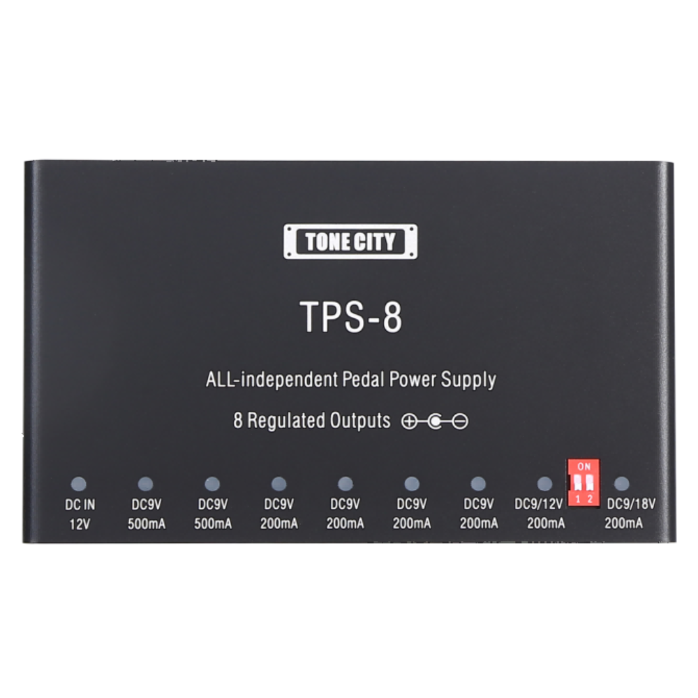 Tone City Audio TPS-08 - 8 Output Pedal Power Supply