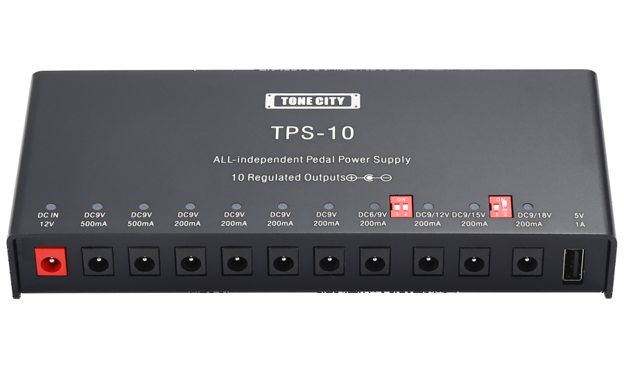 Tone City Audio TPS-10 - 10 Output Pedal Power Supply