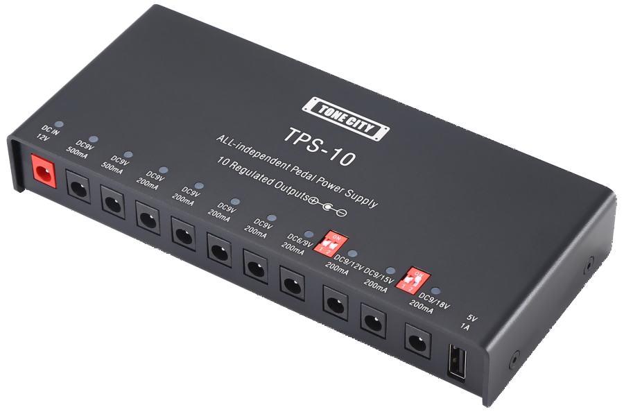 Tone City Audio TPS-10 - 10 Output Pedal Power Supply