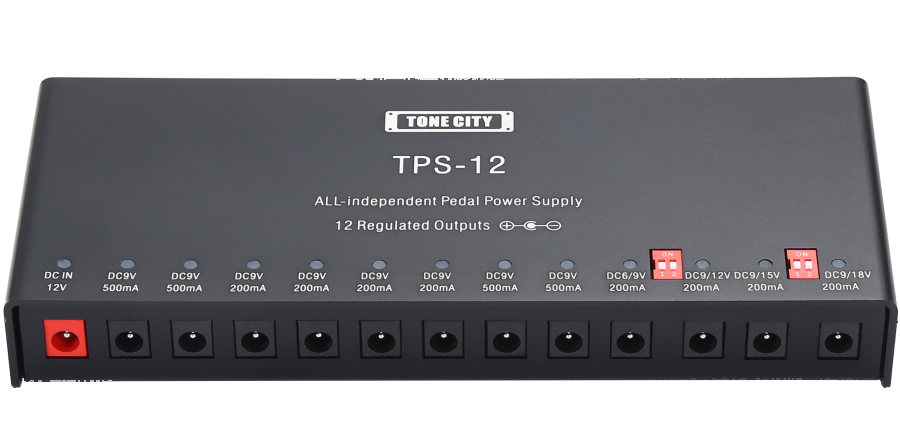 Tone City Audio TPS-12 - 12 Output Pedal Power Supply