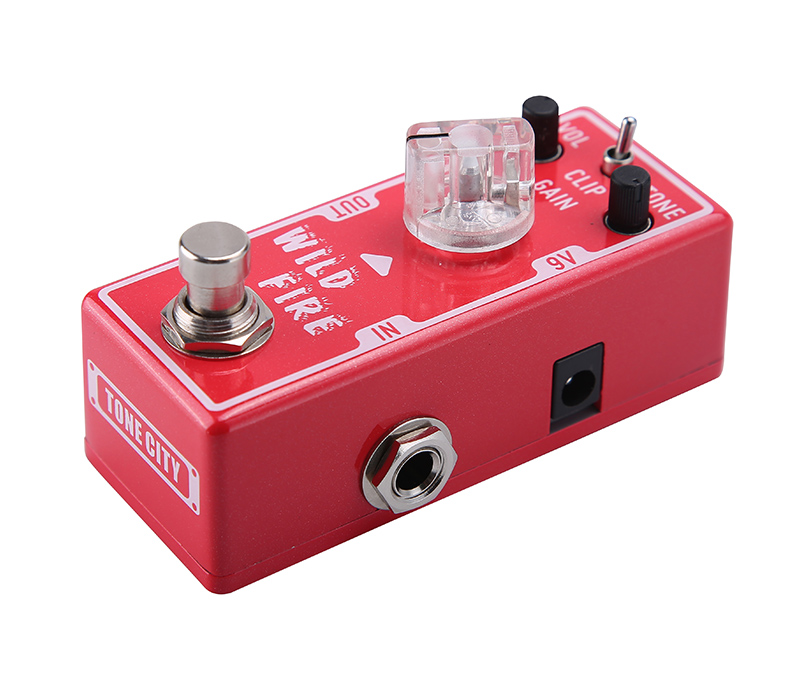Tone City Audio Mini Series Wild Fire Distortion Effects Pedal