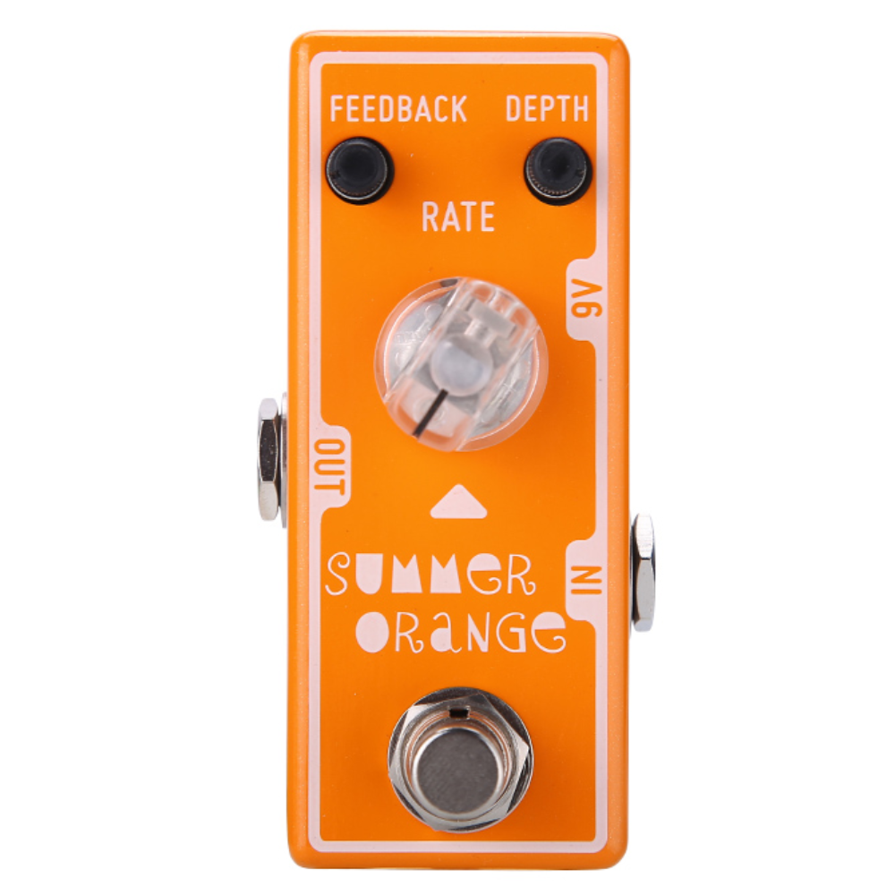 Tone City Audio Mini Series Summer Orange Phaser Effects Pedal