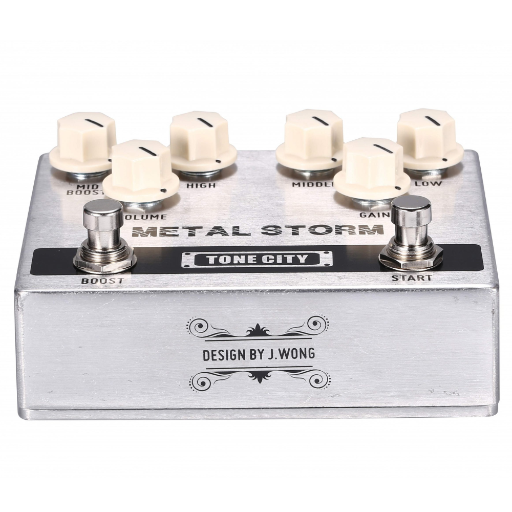 Tone City Audio Deluxary Series Metal Storm Distortion Effects Pedal