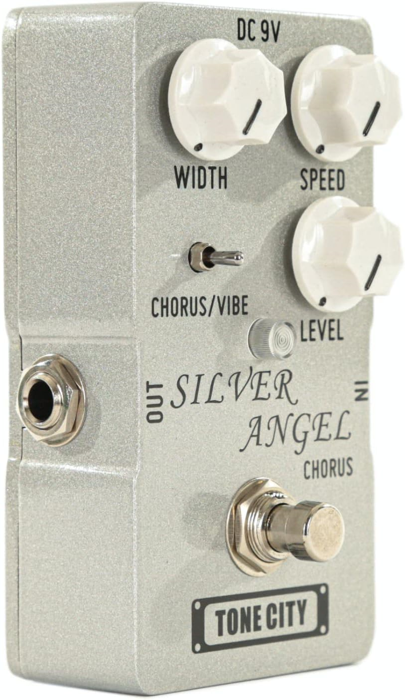 Tone City Audio Classic Series Silver Angel Chorus/Vibrato Effects Pedal