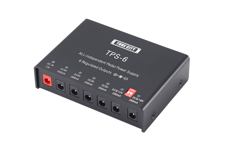 Tone City Audio TPS-06 - 6 Output Pedal Power Supply