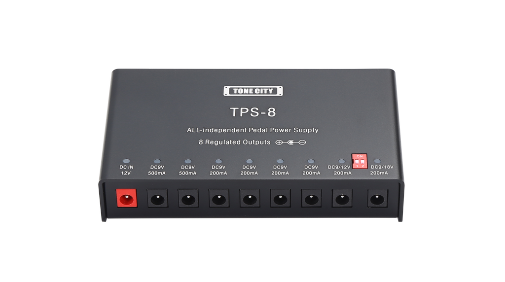 Tone City Audio TPS-08 - 8 Output Pedal Power Supply