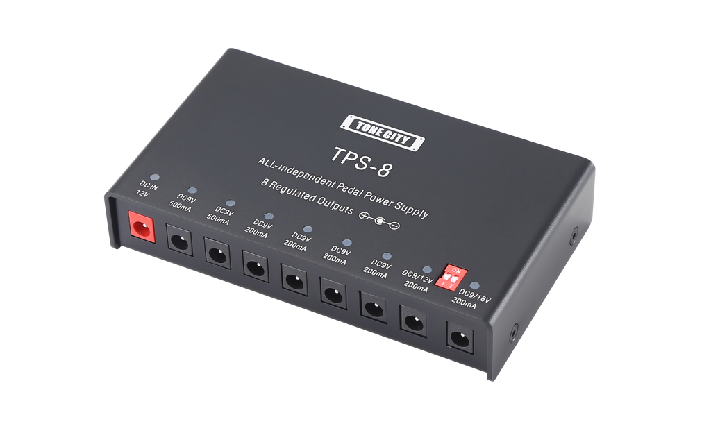Tone City Audio TPS-08 - 8 Output Pedal Power Supply