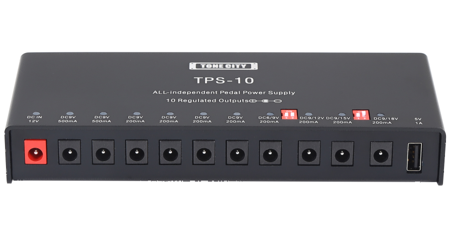 Tone City Audio TPS-10 - 10 Output Pedal Power Supply