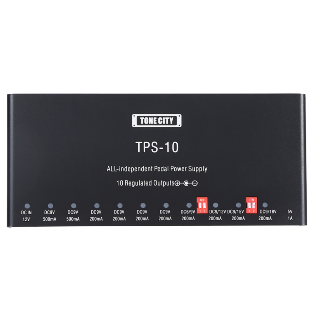 Tone City Audio TPS-10 - 10 Output Pedal Power Supply