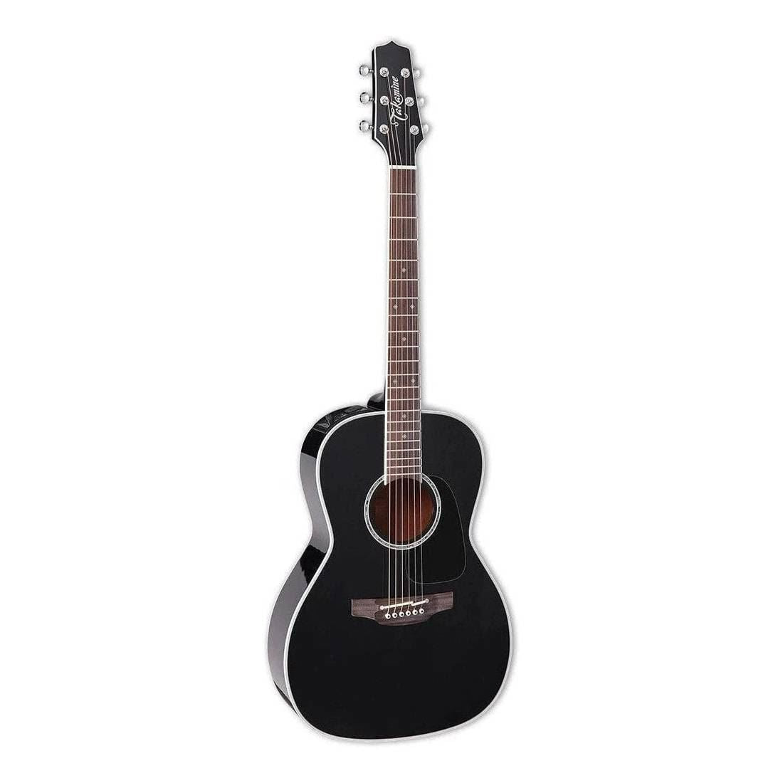 Takamine Custom Pro Series 3 New Yorker Acoustic Guitar with Pickup in Black Gloss Finish
