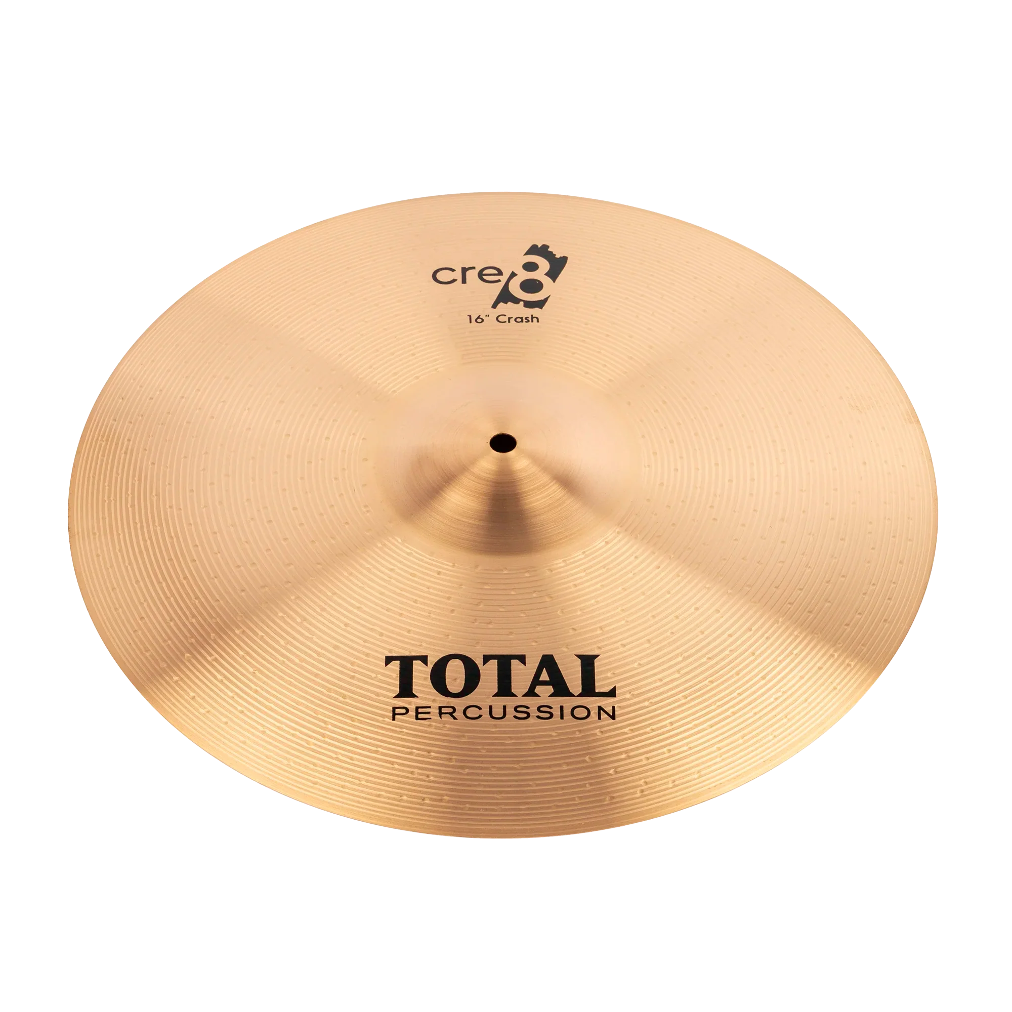 Total Percussion 16-inch crash cymbal, single percussion cymbal with a bright, resonant sound, shown in the image.