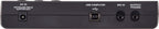 Roland TD-07KV2 V-Drums electronic drum kit sound module with connection ports and controls, viewed from the back.