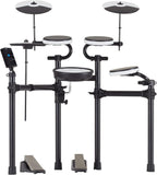 Roland TD-02KV V-Drums Complete Electronic Drum Kit with Mesh Snare and DAP2X Throne & Drumsticks