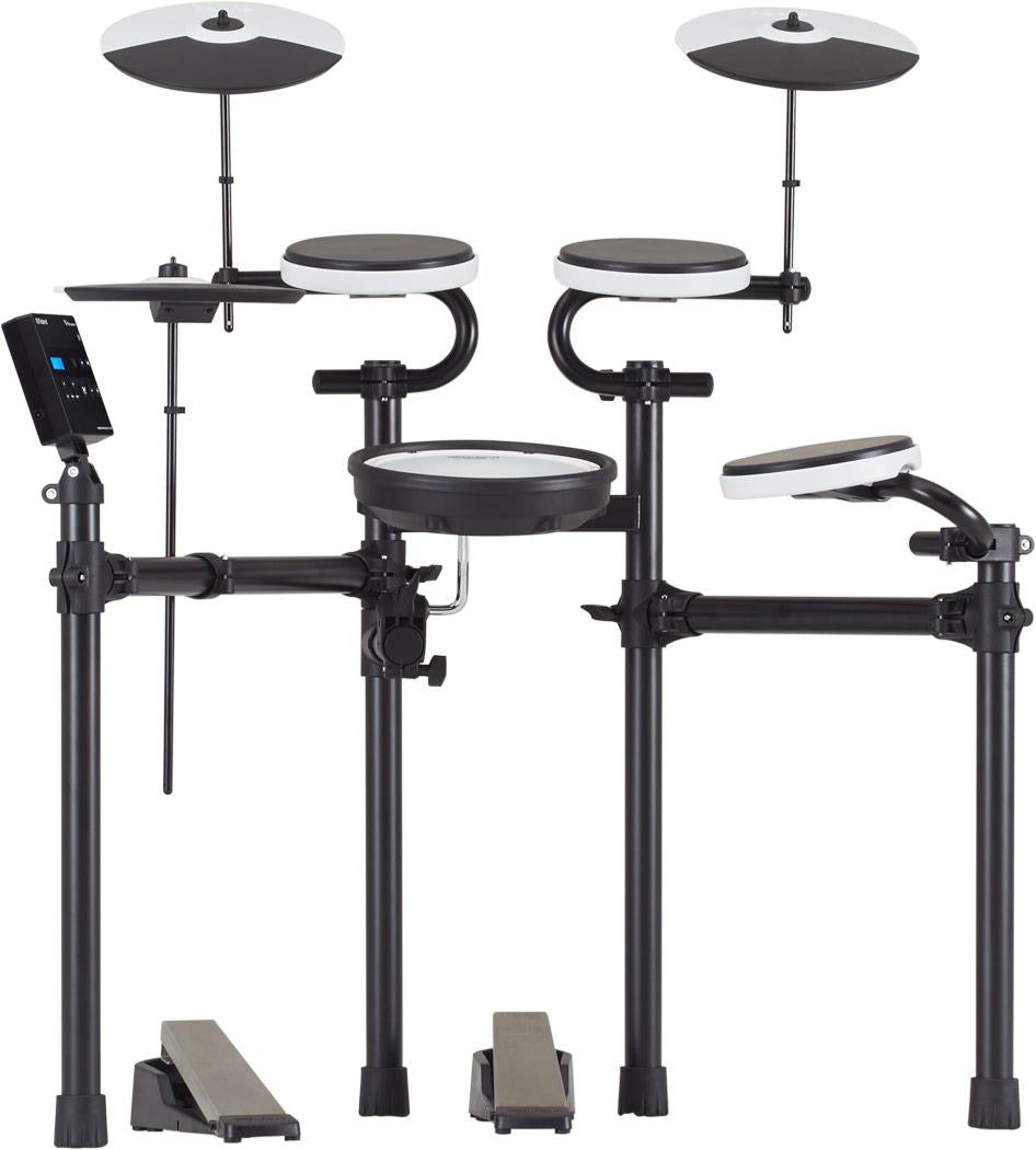 Roland TD-02KV V-Drums Complete Electronic Drum Kit with Mesh Snare and DAP2X Throne & Drumsticks