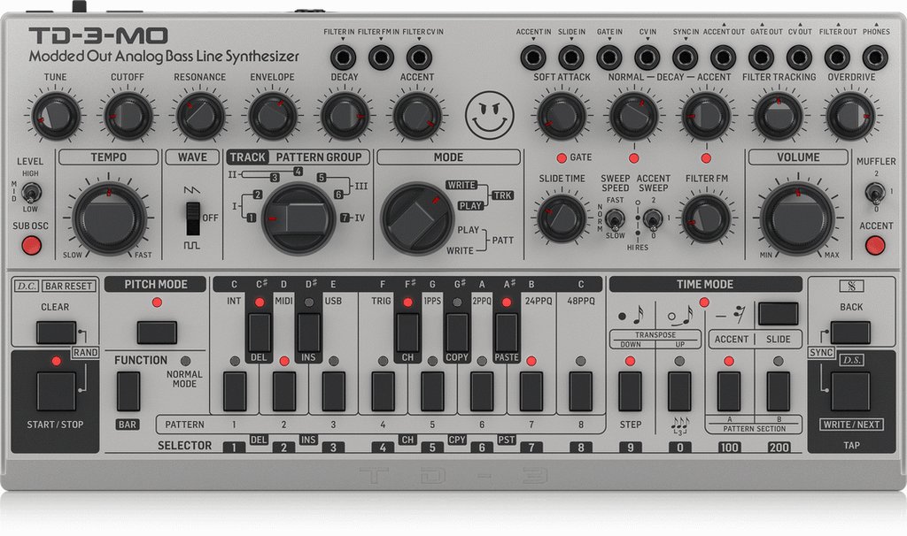 BEHRINGER TD-3-MO-SR MODDED OUT ANALOG BASS SYNTH