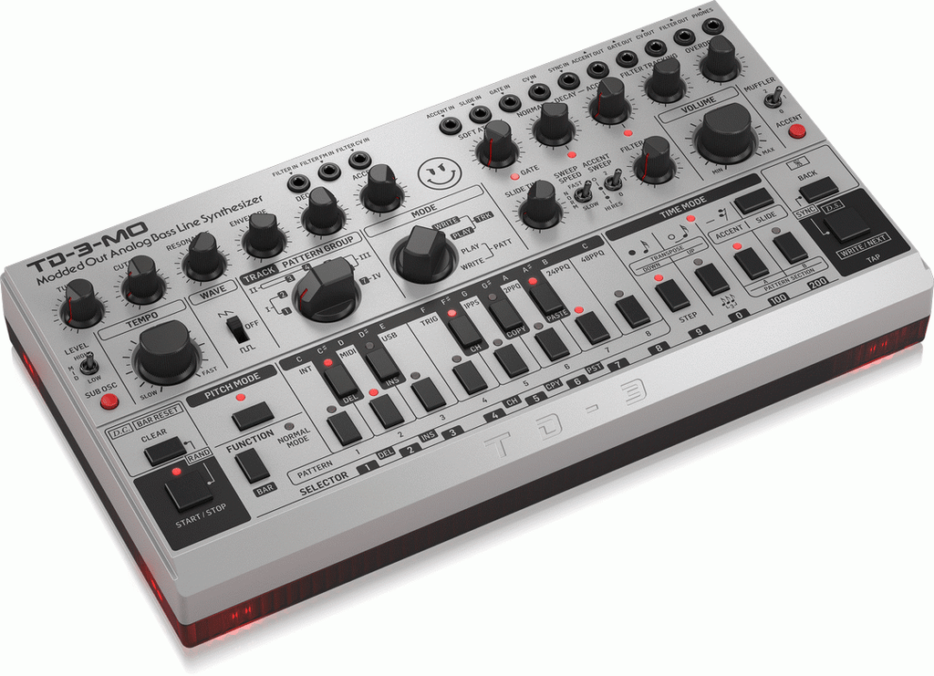 BEHRINGER TD-3-MO-SR MODDED OUT ANALOG BASS SYNTH