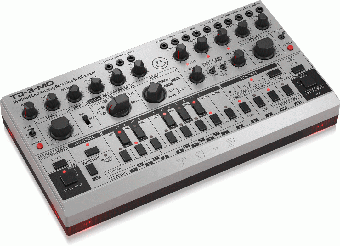 BEHRINGER TD-3-MO-SR MODDED OUT ANALOG BASS SYNTH