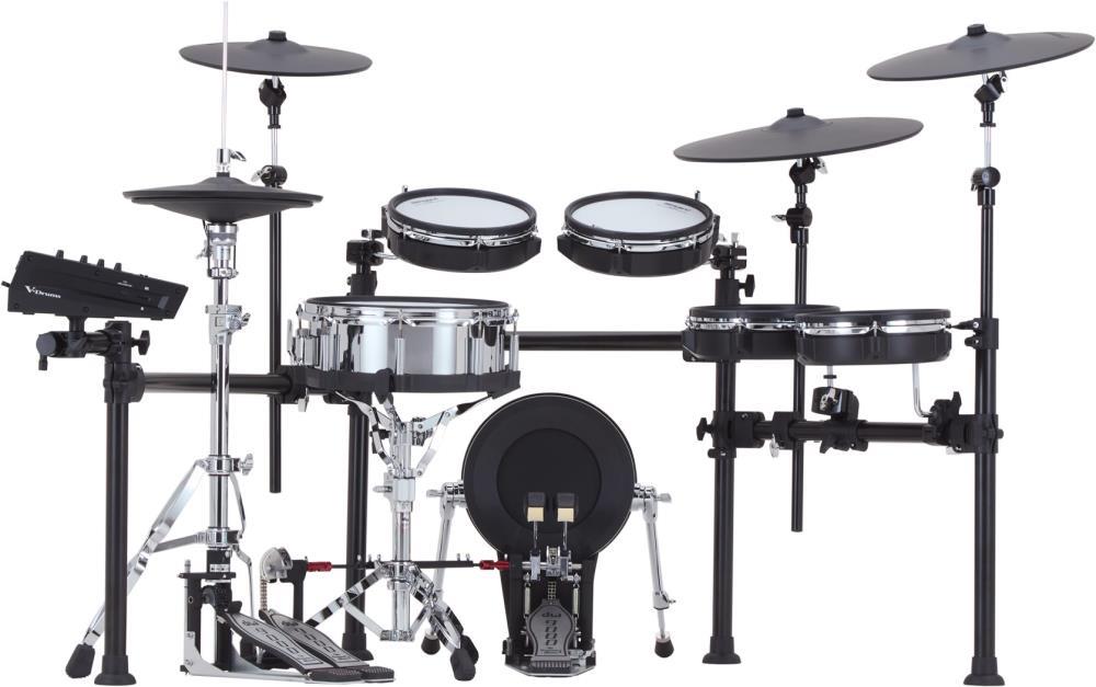 Roland TD713 V-Drums Electronic Drum Kit w/DW 3000 Series Hardware Pack