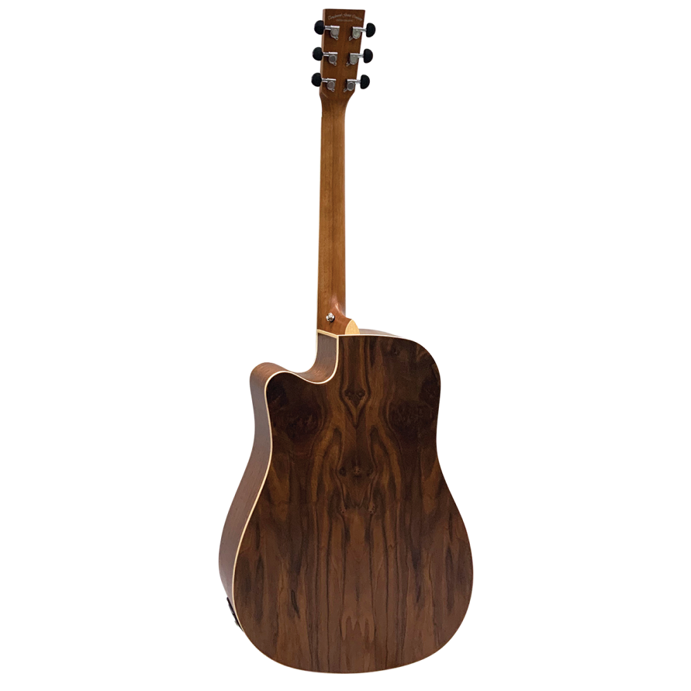 Tanglewood TDBTDCEHR Discovery Exotic Dreadnought Acoustic Guitar - Hawaiian Rainwood
