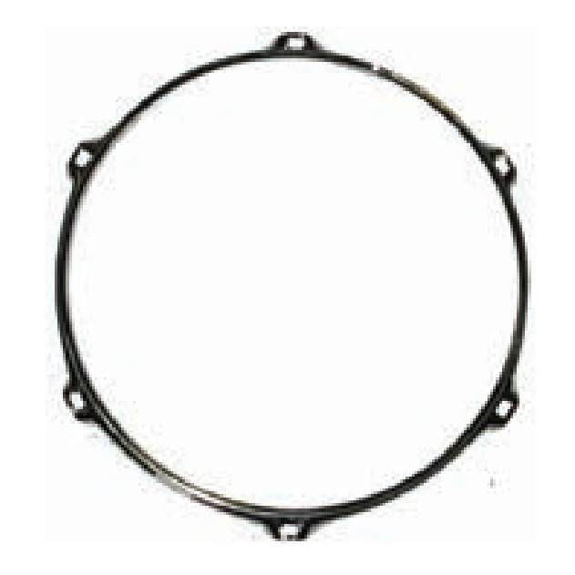 DXP TDH123 10in 6 Lug Heavy Duty 2.3mm Drum Hoop in Chrome