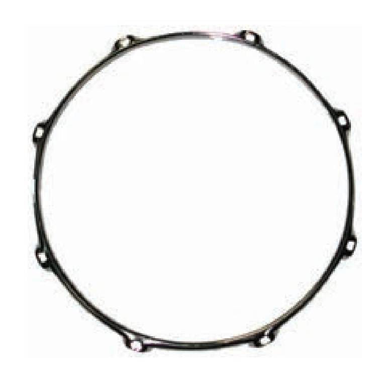 DXP TDH128S 12in 8 Lug Heavy Duty 2.3mm Snare Drum Side Hoop in Chrome