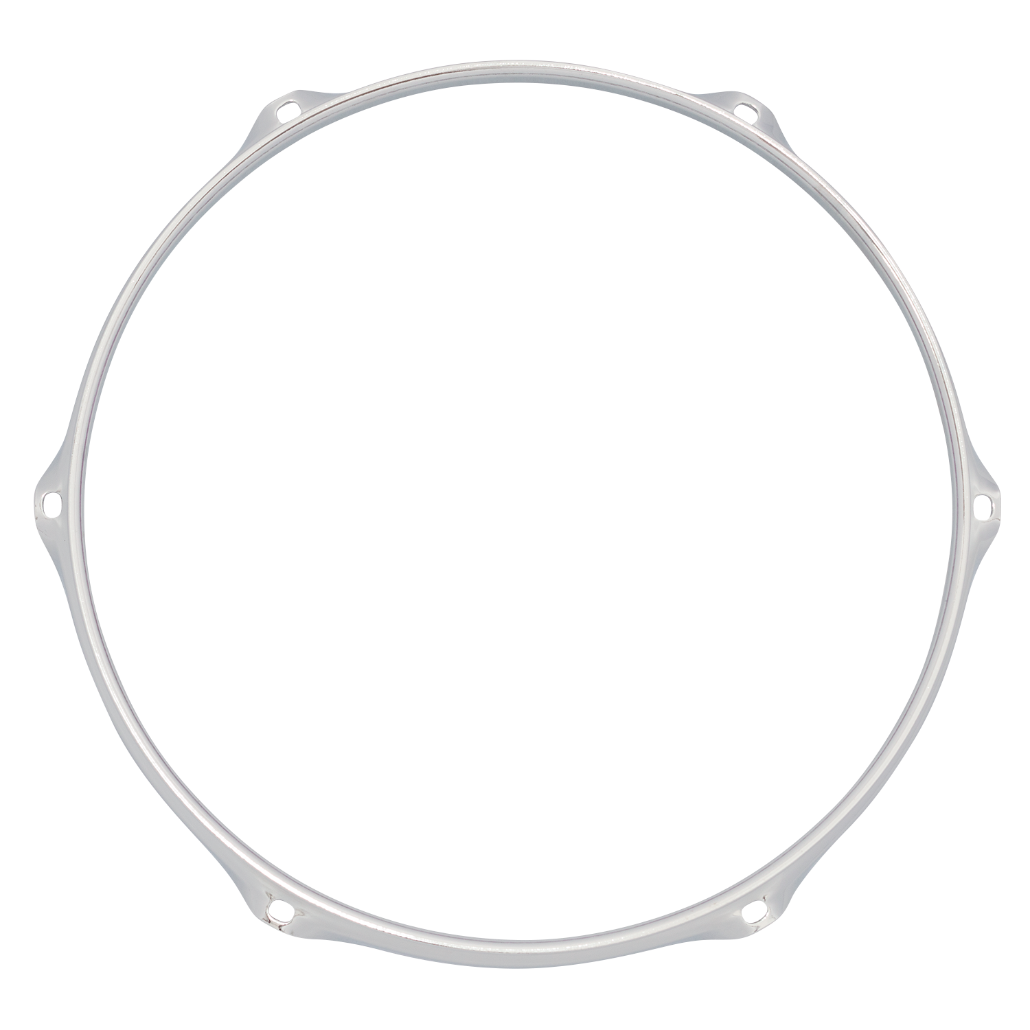 Chrome DXP TDH129 12-inch 6-lug heavy-duty drum hoop with 2.3mm thickness, designed for durable drum hardware.