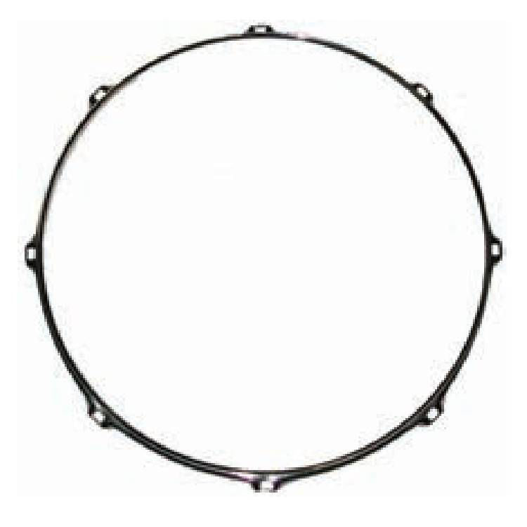 DXP TDH140 13in 8 Lug Heavy Duty 2.3mm Drum Hoop in Chrome
