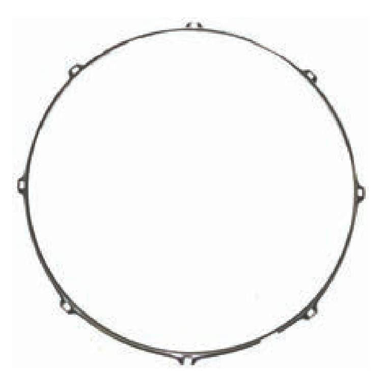 DXP TDH168 16in 8 Lug Drum Hoop in Chrome