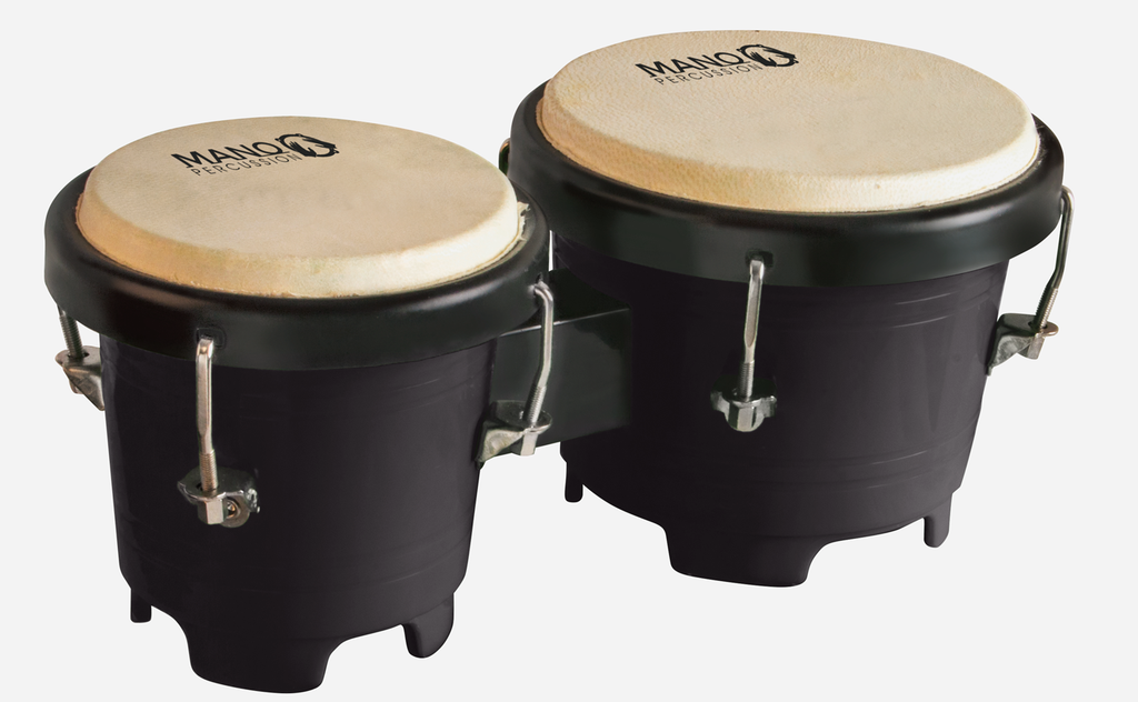 Mano Percussion TDK16B Tunable Mini Bongos - Black