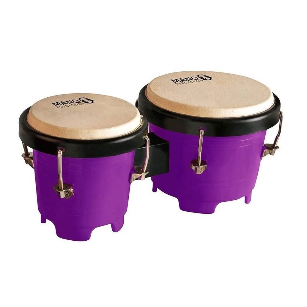 Mano Percussion TDK16PL Tunable Mini Bongos - Purple