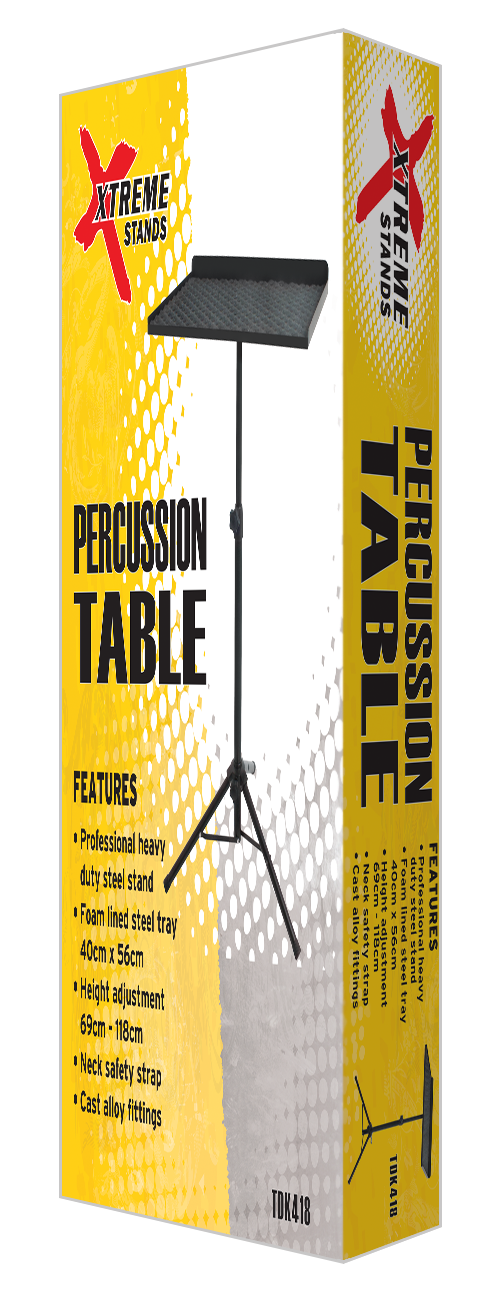 Xtreme TDK418 Percussion Table