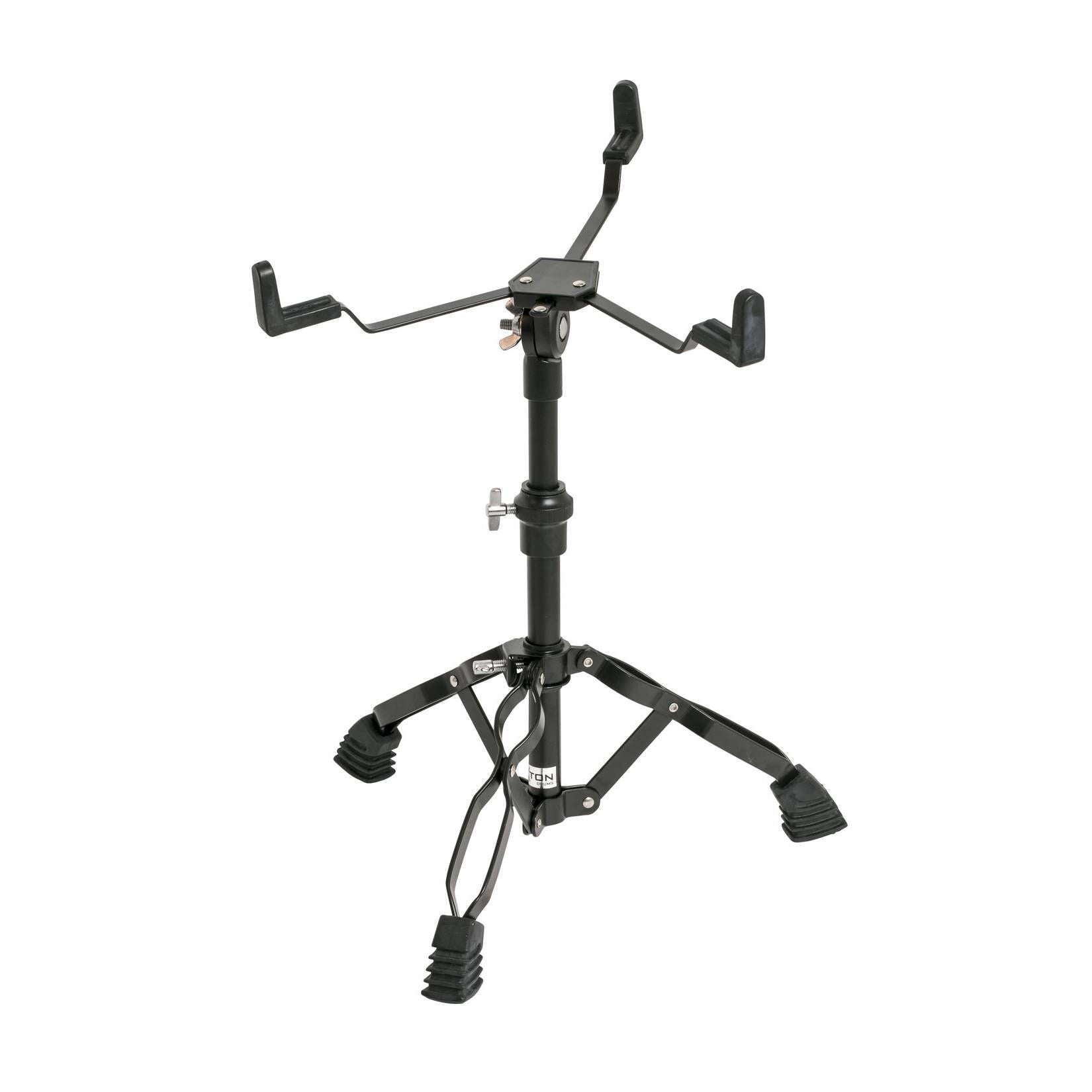 Brixton TDK53S lightweight double-braced snare drum stand in black with sturdy metal construction and adjustable height.