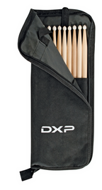 DXP TDK55AN Drumstick Bag with 5x Pairs of Drumsticks - 5A Nylon Tipped