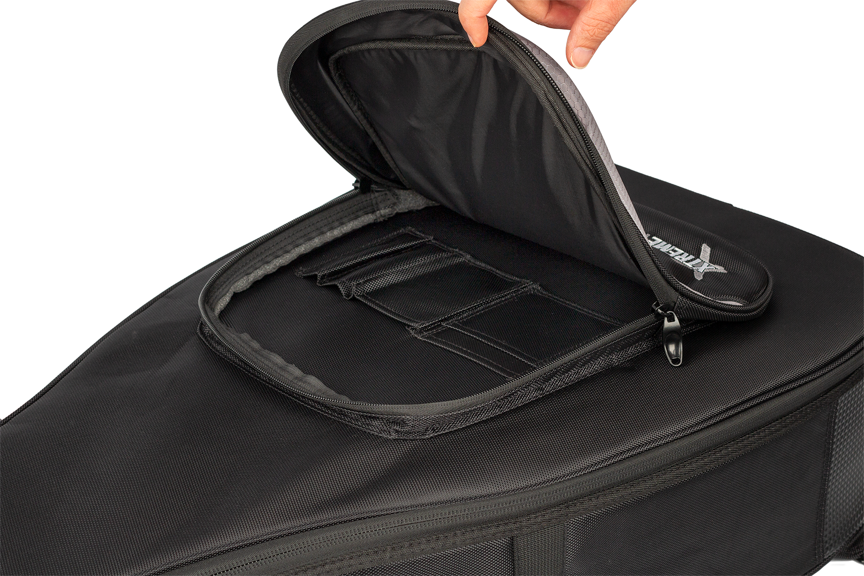 Xtreme Xtreme Pro Premium Deluxe 4/4 Classic Folk Guitar Bag with front pocket for accessories and padding for protection