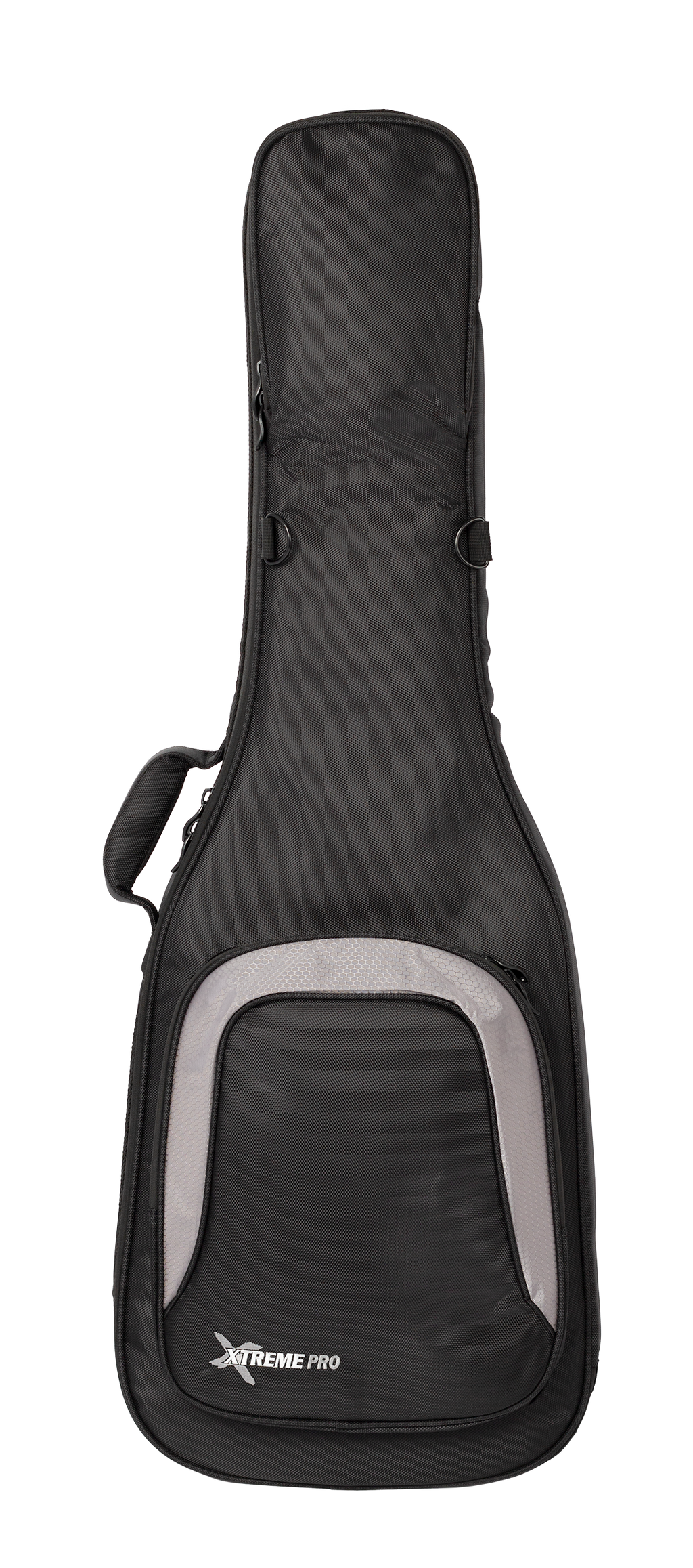 Xtreme Xtreme Pro Premium Deluxe electric guitar gig bag with padded straps and sturdy zippers, designed for secure transport.