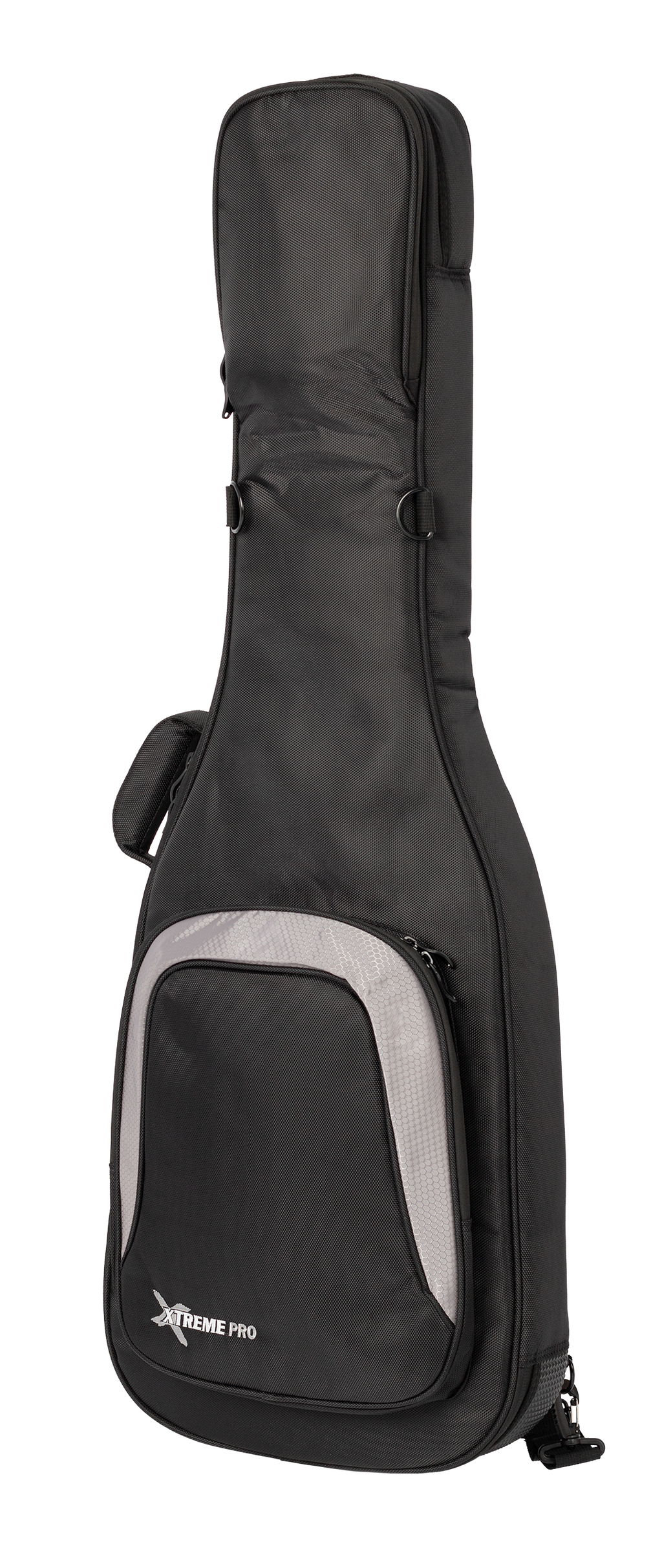 Xtreme Xtreme Pro Deluxe Electric Guitar Gig Bag showing padded exterior and carrying handle for secure transport