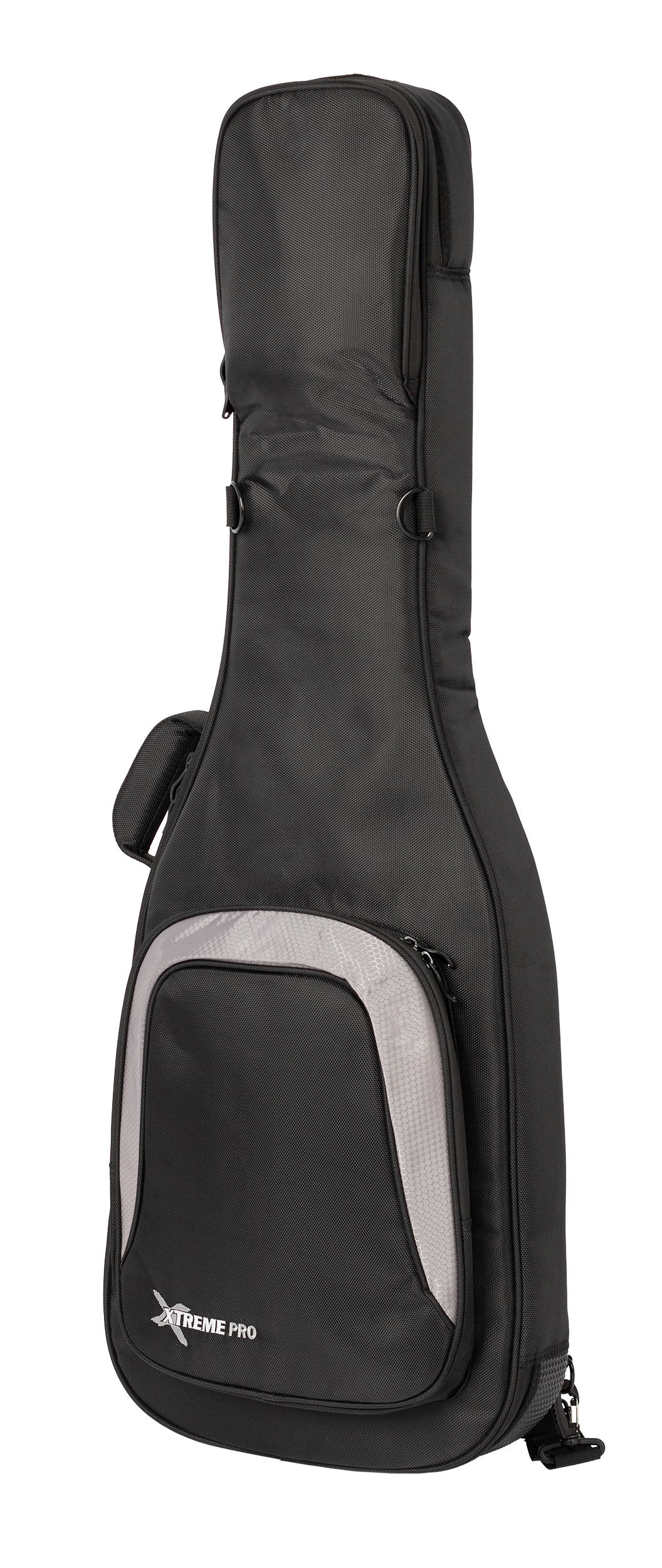 Xtreme Xtreme Pro Deluxe Electric Guitar Gig Bag showing padded exterior and carrying handle for secure transport