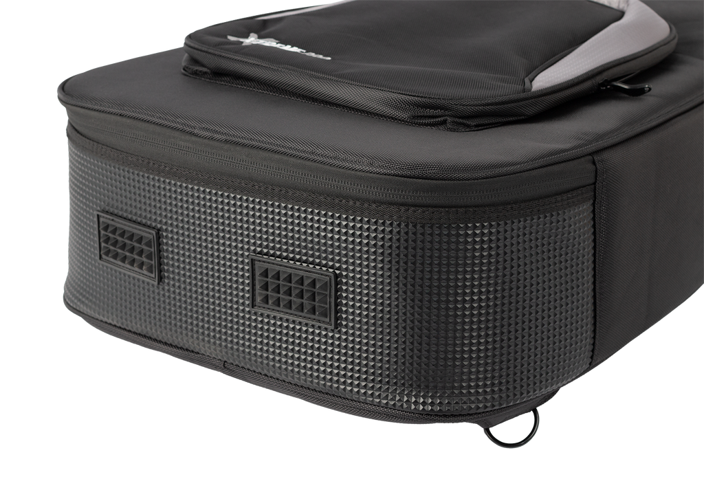 Xtreme Xtreme Pro Deluxe Western/Dreadnought guitar gig bag with reinforced bottom and padded handles for secure transportation.