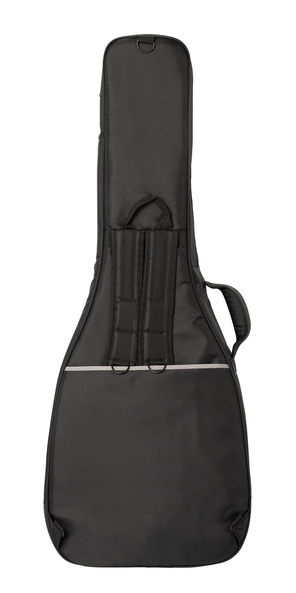 Xtreme Xtreme Pro Deluxe Western/Dreadnought guitar gig bag showing padded back and sturdy straps for easy carrying