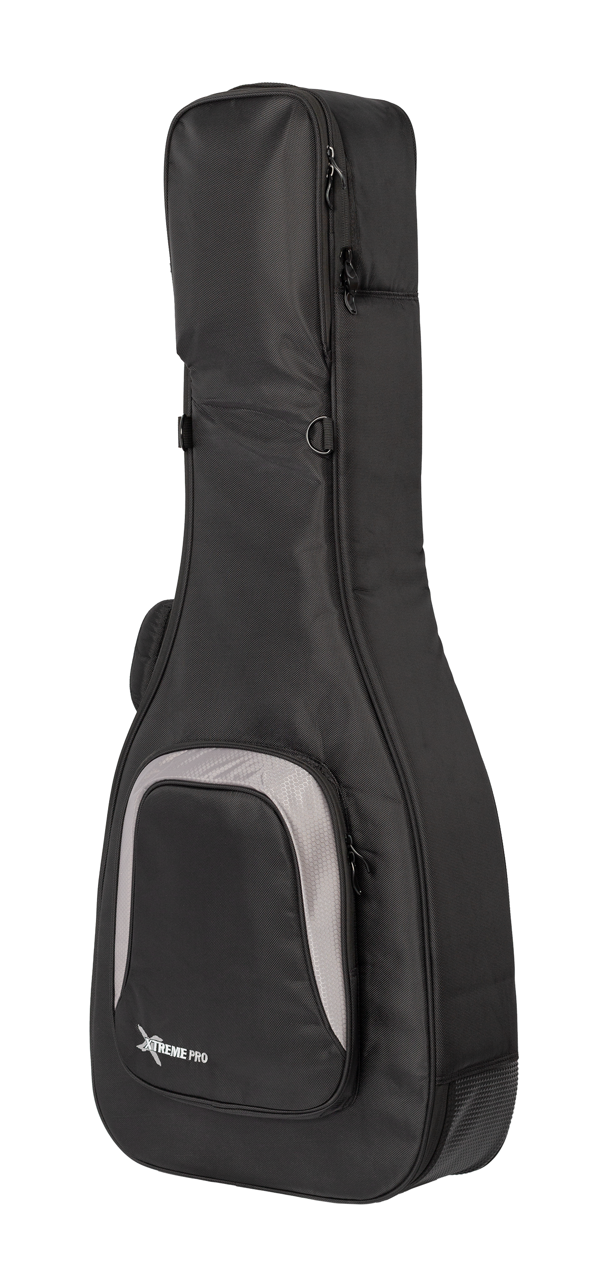 Xtreme Xtreme Pro Deluxe Western/Dreadnought guitar gig bag showing padded exterior and carrying handles for secure transport.