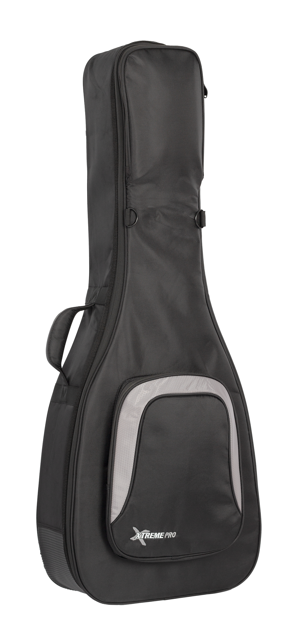 Xtreme Xtreme Pro Deluxe Western/Dreadnought guitar gig bag with padded exterior and sturdy handles, designed for secure instrument transport.