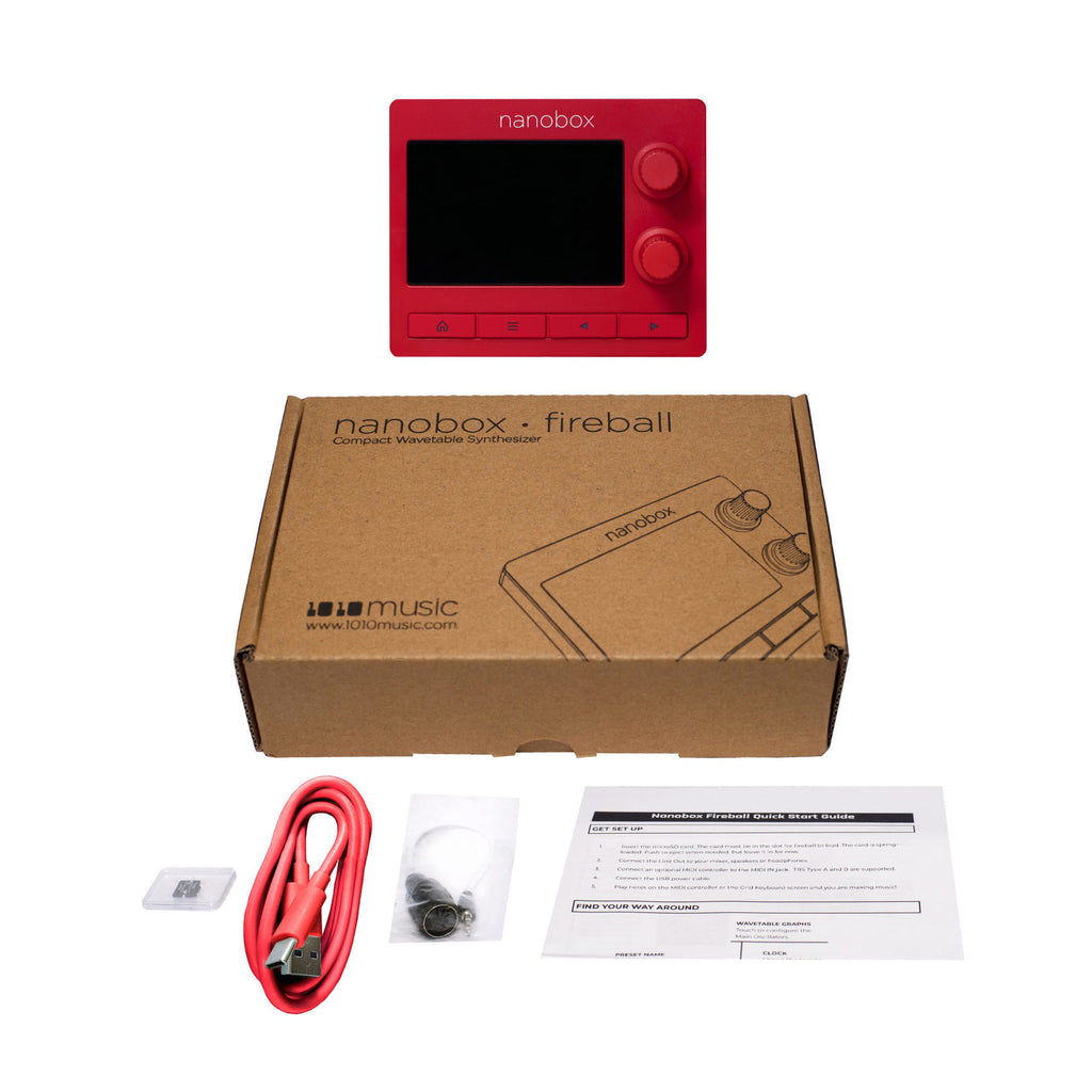 1010music Nanobox Fireball Wavetable 8 Voice Desktop Synth