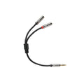 1010 Music 3.5M To 2x3.5F St. Breakout Cable 15 Cm