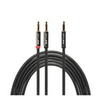 1010music 3.5M To 2 X 3.5M Stereo Breakout Cable 1.4 Metre