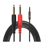 1010music 3.5M To 2 X 6.35M Stereo Breakout Cable 1.4M