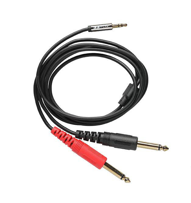 1010music 3.5M To 2 X 6.35M Stereo Breakout Cable 1.4M