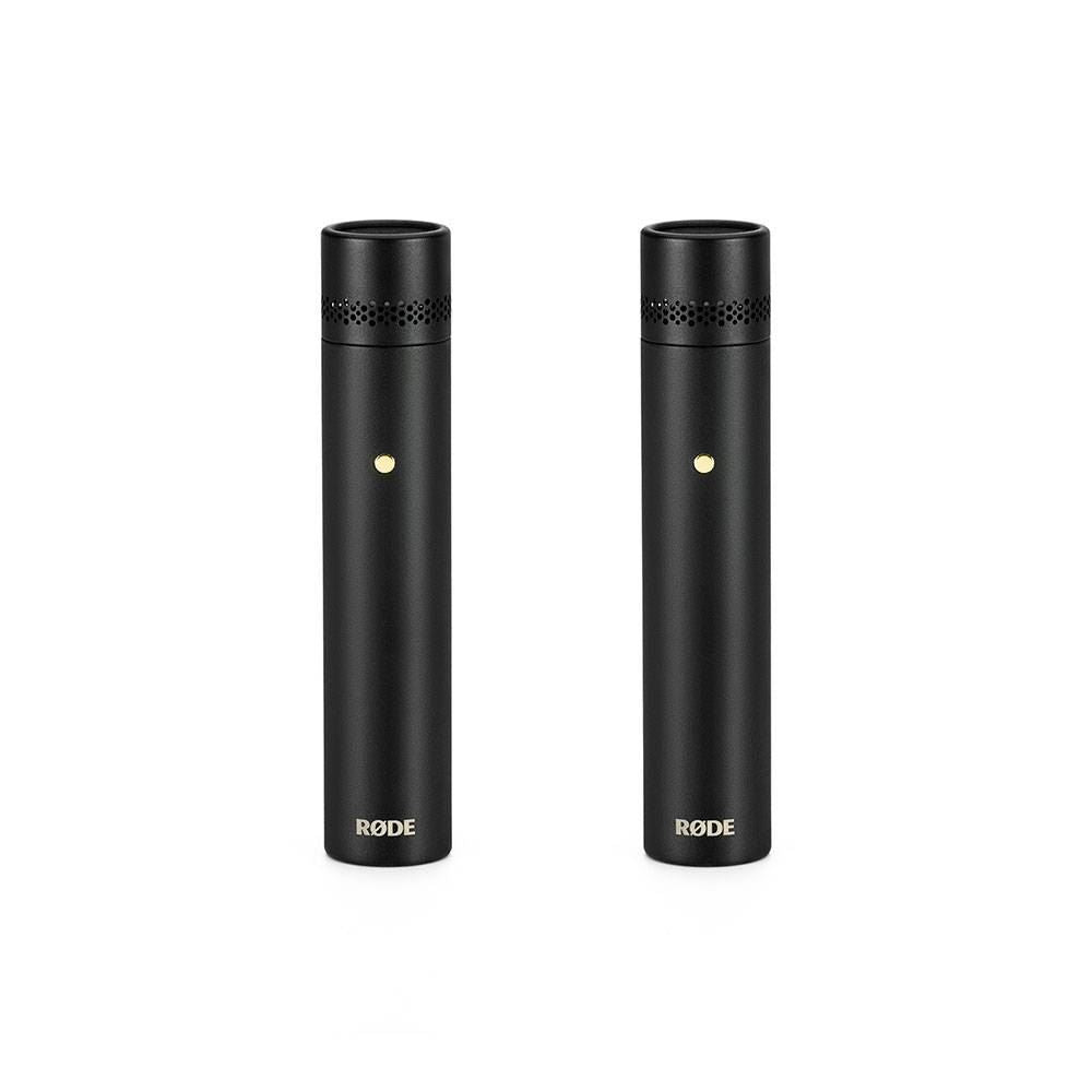Pair of RODE TF5 premium condenser cardioid studio microphones with SB20 stereo bar, ideal for professional recording setups
