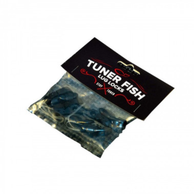 Tuner Fish Lug Locks Black 8 Pack